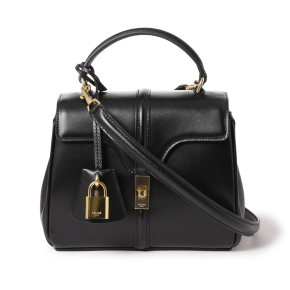 Celine Calfskin Handbag Mini Saise Black - Picture 2 of 10